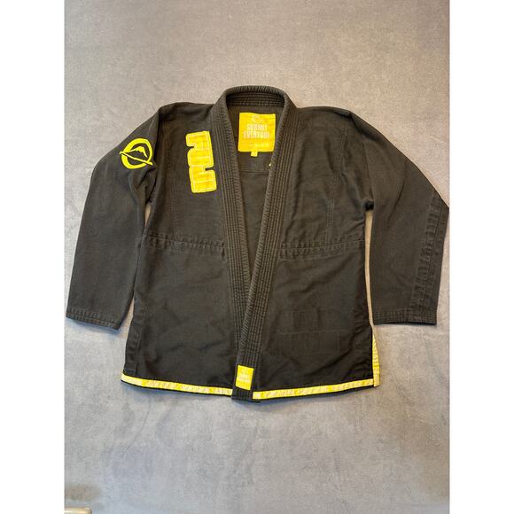 Submit Everyone Other - Submit Everyone Fuji jujutsu Gi Black with Yellow Accents, Size “W1”